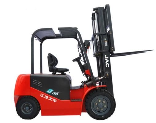 3 Ton Large Capacity Electric Forklift Truck Streamlined Design With Electric Motors